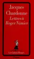 Cover image for Lettres à Roger Nimier