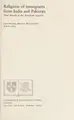 Cover image for Religions of immigrants from India and Pakistan