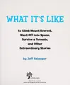 Cover image for What it's like--