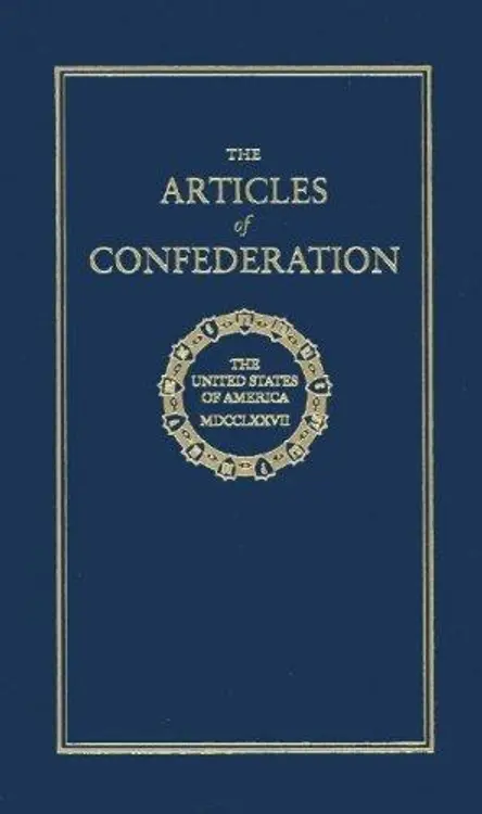 The Articles of Confederation cover