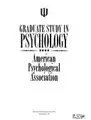 Cover image for Graduate Study In Psychology 2005 (Graduate Study in Psychology)