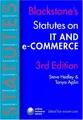 Cover image for Blackstone's Statutes on IT and e-Commerce (Blackstone's Statute Book S.)