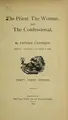 Cover image for The priest, the woman, and the confessional