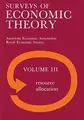 Cover image for Surveys of Economic Theory