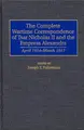 Cover image for The complete wartime correspondence of Tsar Nicholas II and the Empress Alexandra