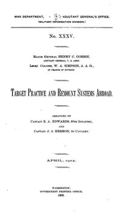 Target practice and remount systems abroad cover