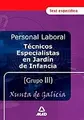 Cover image for Tecnicos especialistas en jardin de infancia personal laboral de la xunta de galicia. Test
