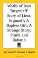 Cover image for Works of Ivan Turgenieff