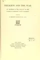 Cover image for Religion and the war