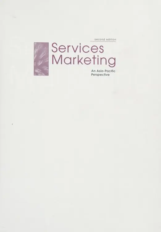 Services marketing: an Asia-pacific perspective cover