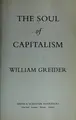 Cover image for The soul of capitalism : opening paths to a moral economy