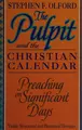 Cover image for The pulpit and the Christian calendar