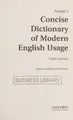 Cover image for Fowler's Concise Dictionary of Modern English Usage