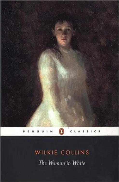 The woman in white cover