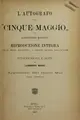 Cover image for L'autografo del "Cinque Maggio"