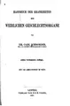Cover image for Handbuch der Krankheiten der weiblichen Geschlechtsorgane