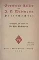 Cover image for Gottfried Keller und J.V. Widmann: Briefwechsel