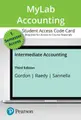 Cover image for MyLab Accounting with Pearson EText -- Access Card -- for Intermediate Accounting