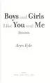 Cover image for Boys and girls like you and me