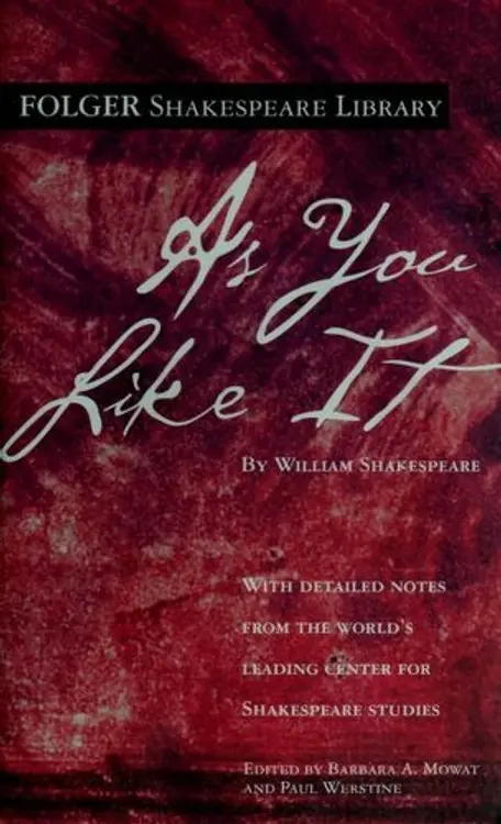 As You Like It (Folger Shakespeare Library) cover