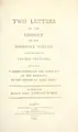 Cover image for Two letters on the conduct of our domestick parties, with regard to French politicks