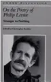 Cover image for On the Poetry of Philip Levine