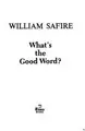 Cover image for What's the good word?
