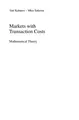Cover image for Markets with Transaction Costs