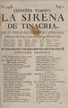 Cover image for La sirena de Tinacria