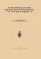 Cover image for Die krankhaften psychischen Störungen der Rückwandlungsjahre vom klinischen Standpunkt aus
