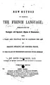 Cover image for A New Method of Learning the French Language