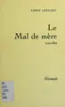 Cover image for Le mal de mère