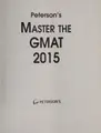 Cover image for Peterson's Master the GMAT, 2015