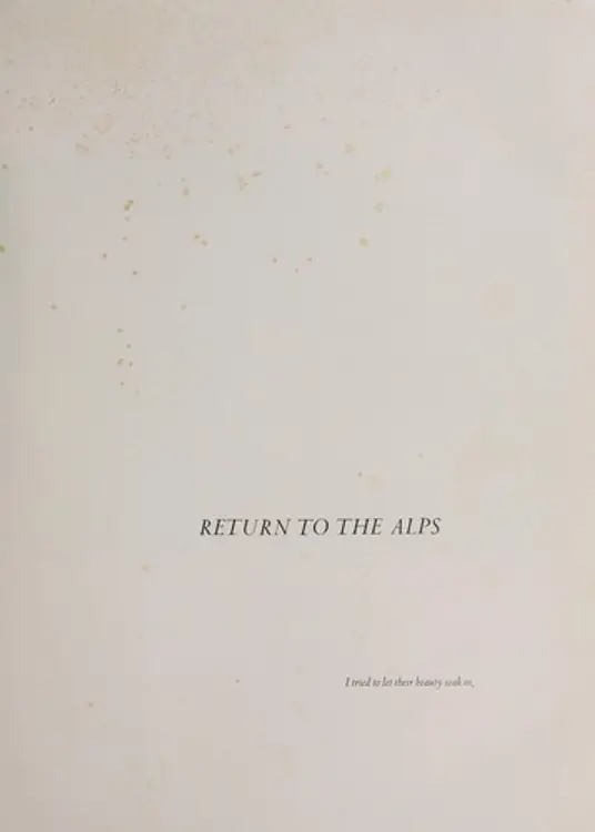 Return to the Alps. cover
