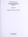 Cover image for Biographical catalogue of Princeton Theological Seminary, founded 1812
