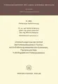 Cover image for "Untersuchungen über den Einfluß des Flottenaustausches in Textilien auf die Entfernung wasserlöslicher Substanzen, Pigmente und Fette in Abhängigkeit ... Nordrhein-Westfalen )