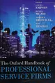 Cover image for Oxford Handbook of Professional Service Firms