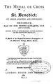 Cover image for The Medal Or Cross Of St. Benedict