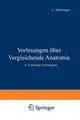 Cover image for Vorlesungen Über Vergleichende Anatomie