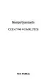 Cover image for Cuentos Completos