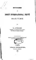 Cover image for Etudes de droit international privé maritime