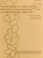 Cover image for Fourteenth national potato utilization conference report