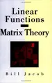 Cover image for Linear functions and matrix theory