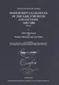 Cover image for Manuscript Catalogues of the Early Museum Collections 1683-1886
