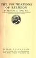 Cover image for The foundations of religion
