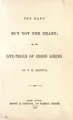 Cover image for The hand but not the heart
