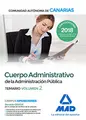 Cover image for Cuerpo Administrativo de la Administración Pública de la Comunidad Autónoma de Canarias. Temario volumen 2