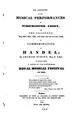 Cover image for An account of the musical performances in Westminster abbey, and the Pantheon, May ... and June ...