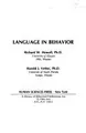 Cover image for Language in Behaviour (Psychology series)