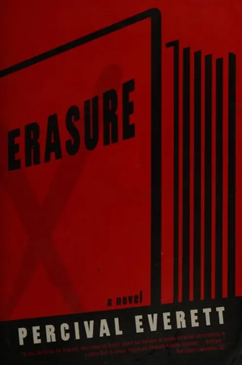 Erasure: a novel cover